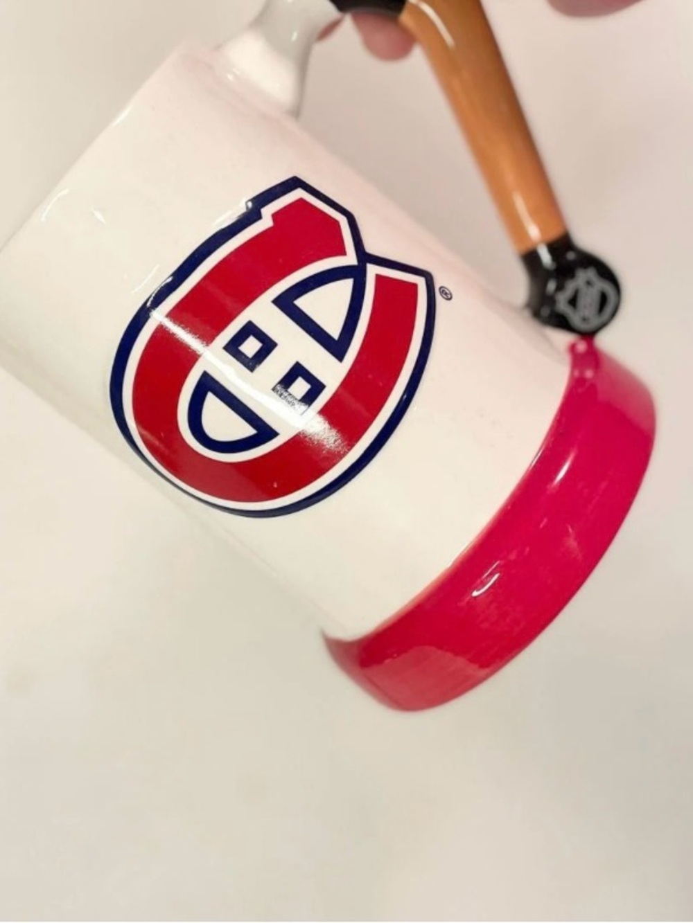 Vintage Montreal Canadiens Logo Beer mug